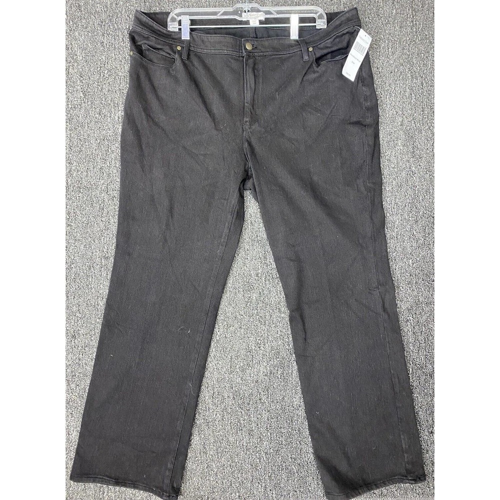 NEW WITH TAGS! Coldwater Creek Classic Fit Size 20W Pitch Black Wash